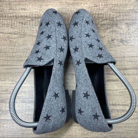 Keneth Cole Reaction “WELTON”  Gray/Black Stars Loafers~Size 7.5 - Picture 7 of 9